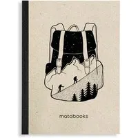 matabooks matabooks® Nachhaltiges A6 Notizbuch/Journal/Schreibblock aus Graspapier – Dahara, Backpack, – Produktbild 1 von 1