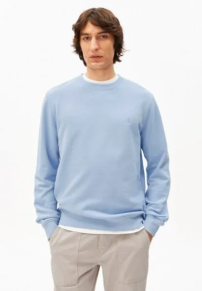 ARMEDANGELS ARMEDANGELS BAARO LOOP Herren Sweatshirt aus Bio-Baumwolle, Wedgwood, – Produktbild 1 von 3
