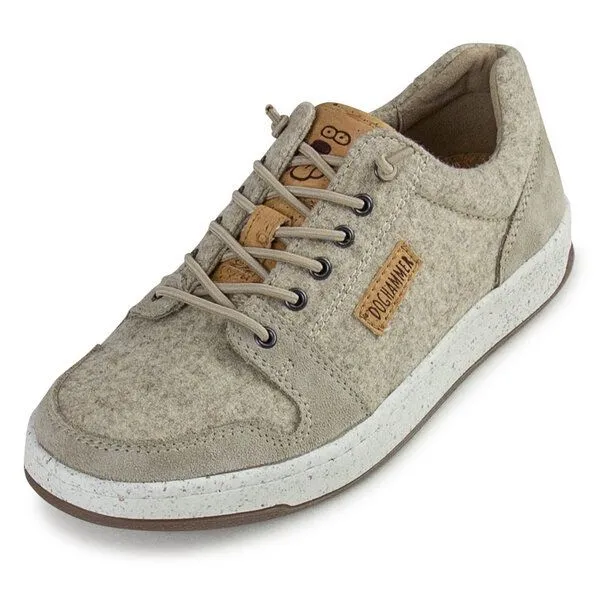 Doghammer Doghammer Nachhaltiger Sneaker aus deutscher Wolle für Damen - Local Wool Commuter, Beige, – Produktbild 2 von 3