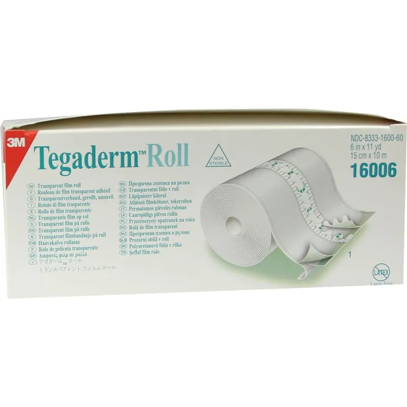 Solventum Germany TEGADERM 3M Pflaster 15 cmx10 m Rolle 16006 1 St Pflaster – Produktbild 1 von 1