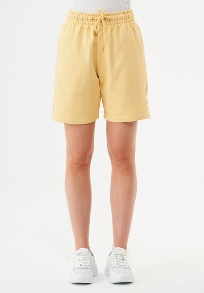 ORGANICATION ORGANICATION Damen ESSENTIALS-SHEYMA- Shorts aus Bio-Baumwolle, Soft yellow, – Produktbild 1 von 4