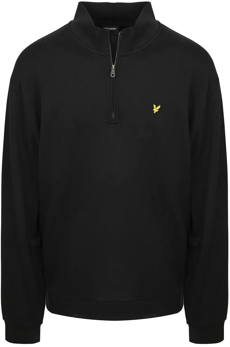Lyle and Scott Lyle & Scott Plussize Sweat Half Zip Pull Schwarz - Größe XXL, Dunkelblau, – Produktbild 1 von 3