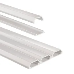 Hama Hama Kabelkanal, 3 Stück, selbstklebend, eckig, 100 x 2,1 x 1 cm, PVC – Produktbild 1 von 1