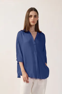 Neu Nomads Neu Nomads Damen vegan Bluse Jasmine Bluejay – Produktbild 1 von 1