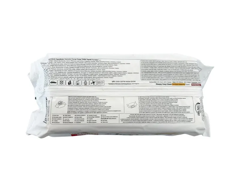 Sleepy Oberflächenreinigungstücher - Gelb (100 Tücher) Reinigungstücher, Gelb, – Produktbild 3 von 3