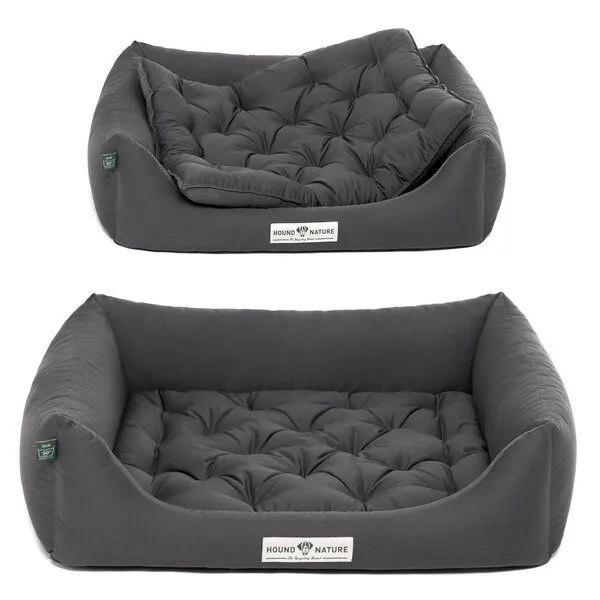 HOUND & NATURE HOUND & NATURE Öko Hundebett ZERMATT, Grau, – Produktbild 3 von 7
