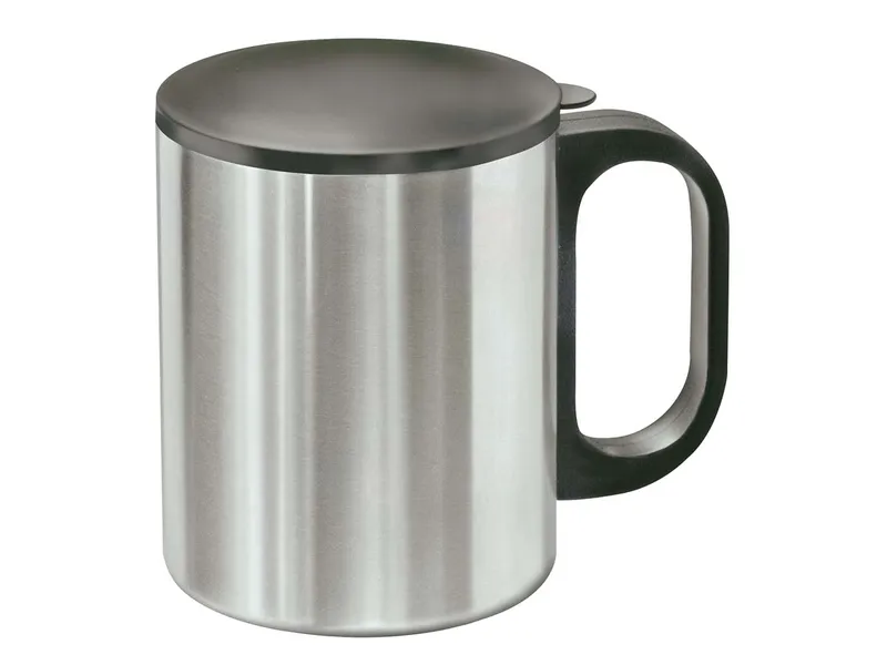Thermobecher aus Edelstahl mit Deckel 0,28 l – Produktbild 1 von 1