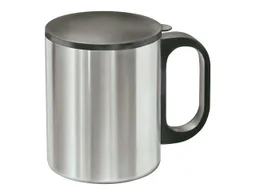 Thermobecher aus Edelstahl mit Deckel 0,28 l für Werbeaufdruck – Produktbild 1 von 1