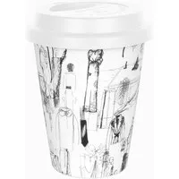 Könitz Könitz Porzellantasse 'CoffeeToGo' Deckel weiß, 380 ml – Produktbild 1 von 1
