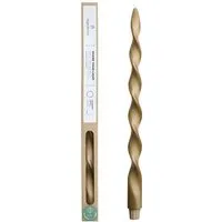 Originalhome Originalhome Gedrehte Duo Kerze für bewusste Geschenke - paraffinfrei & vegan., Braun - café au lait, – Produktbild 1 von 1