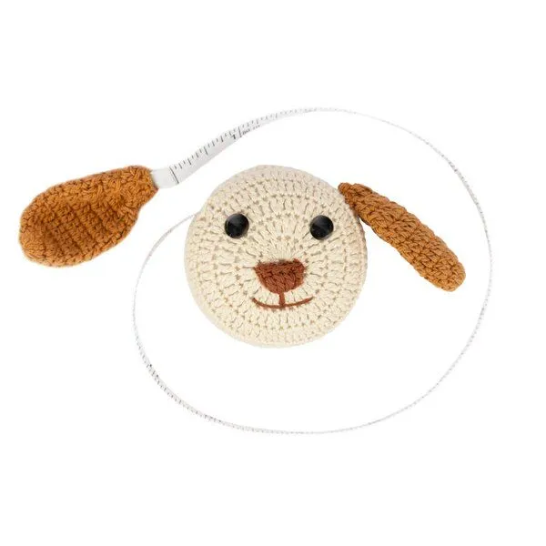 El Puente El Puente Maßband Hund in Beige-Braun | Fair Trade & Handmade aus Vietnam, Natur, – Produktbild 2 von 2