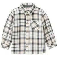 People Wear Organic People Wear Organic Flanell-Hemd natur kariert 74/80 – Produktbild 1 von 1