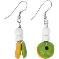 Global Mamas Upcycling Glasperlen Ohrringe - RAINBOW FIESTA - Global Mamas – Produktbild 1 von 1