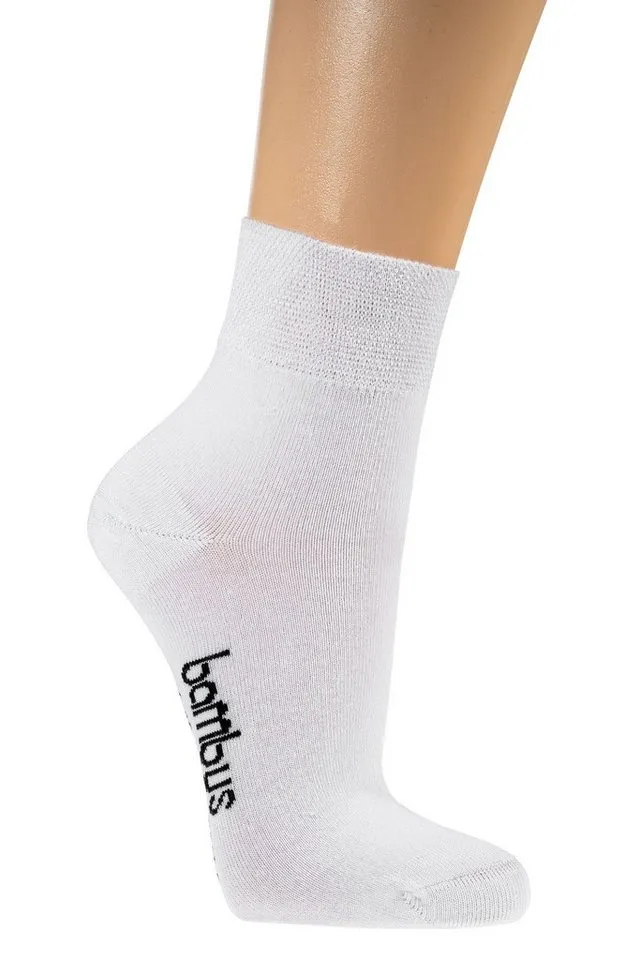 Wowerat Kurzsocken 3 Paar Bambus Kurzschaft Socken, weiche Quarter-Socken, Damen & Herren, Weiß, – Produktbild 2 von 3