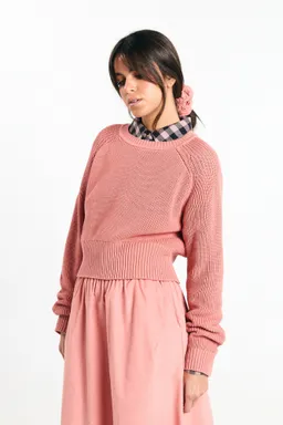 SUITE13LAB SUITE13LAB Damen vegan Pullover Nelas Rosa – Produktbild 1 von 1