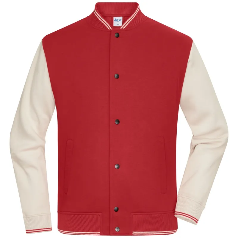 Daiber Daiber Sportive College-Jacke für Promotion und Lifestyle 8044 Gr. 2XL carmine-red/sandstone – Produktbild 1 von 1