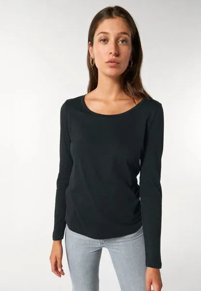 TORLAND TORLAND Damen Longsleeve LANIA, Schwarz, – Produktbild 2 von 3