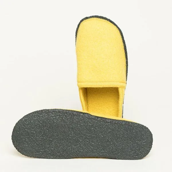 Gottstein Gottstein Filz-Hausschuh Villach - Pantoffel für Damen & Herren aus 100% Schurwolle, Gelb, – Produktbild 4 von 4