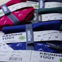 umtüten umtüten Krumme-Tüüt - Snackbeutel / Plastikfrei / hält natürlich frisch / made in Germany, Rosa, – Produktbild 1 von 1