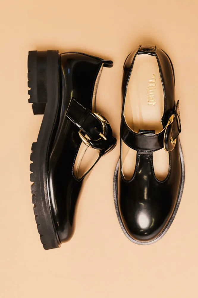 Minuit Sur Terre Minuit Sur Terre Damen vegan Schuhe Courtoise Schwarz, Schwarz, – Produktbild 2 von 2