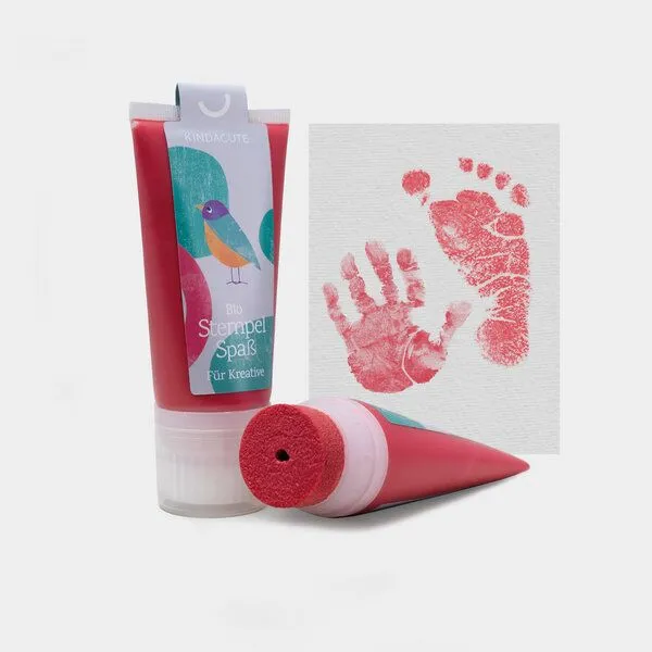 KINDACUTE KINDACUTE Bio Stempelspaß für Babys & Kids, Cherry, – Produktbild 1 von 4