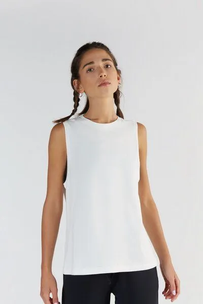 True North True North Damen Top aus Bio-Baumwolle & Tencel Modal T1211, Weiß, – Produktbild 2 von 4