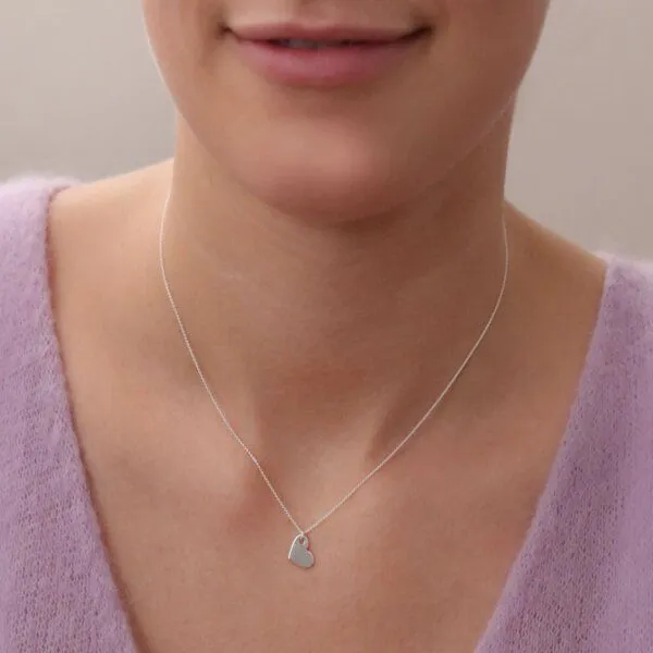 BELLYBIRD Jewellery BELLYBIRD Jewellery Kinderkette - kleines Herz, Anhänger/ Silber/ Silber vergoldet/ Rosé, Silber, – Produktbild 4 von 4