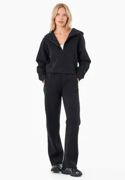 ORGANICATION ORGANICATION Damen vegan Hoodie Full Zip Joddy Schwarz – Produktbild 1 von 1