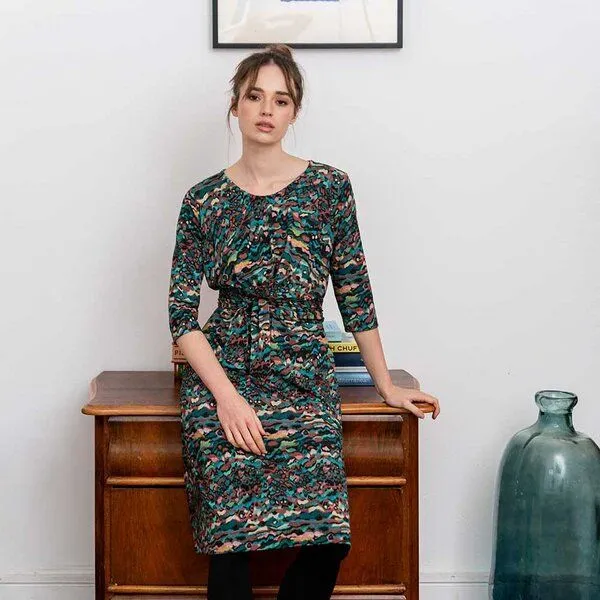 WiDDA berlin WiDDA berlin SLINGA gemustertes Jerseykleid aus ECOVERO® – Produktbild 2 von 2