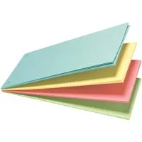 Trennstreifen-Block farbig sortiert (blau, gelb, rot und grün) – Produktbild 1 von 1