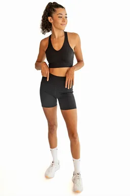 SEAAV SEAAV Damen vegan Shorts Biker 5'' Mit Taschen Onyx Schwarz – Produktbild 1 von 1