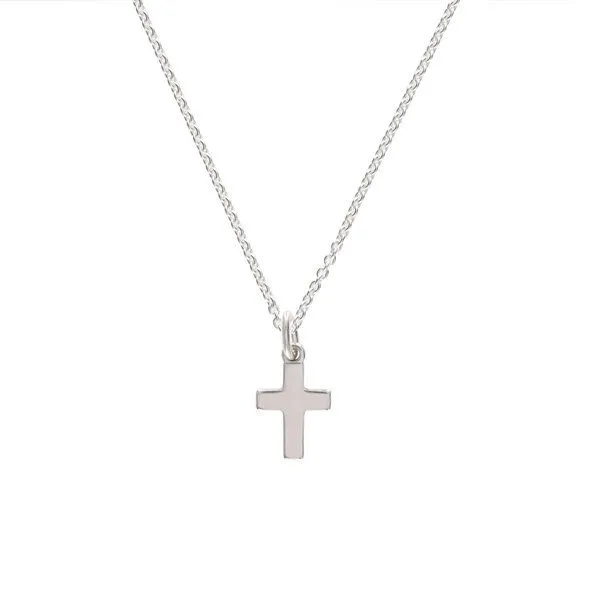 BELLYBIRD Jewellery BELLYBIRD Jewellery Halskette - kleines Kreuz, Anhänger/ Silber/ Silber vergoldet, Silber, – Produktbild 1 von 4