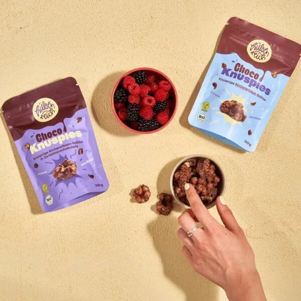 Hülsenreich Bio Choco Knuspies hell – Produktbild 4 von 4