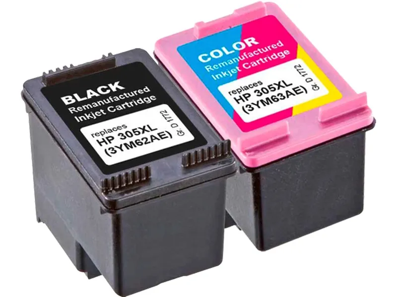 Memo memo 2er Set Druckköpfe hp 305XL schwarz, color – Produktbild 1 von 1