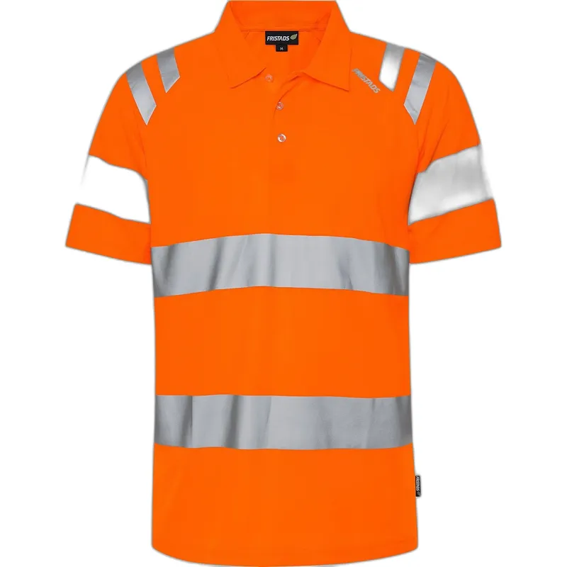 Fristads Sichtbares Polo Fristads Classe 3 7861 GPST, Orange, – Produktbild 2 von 2