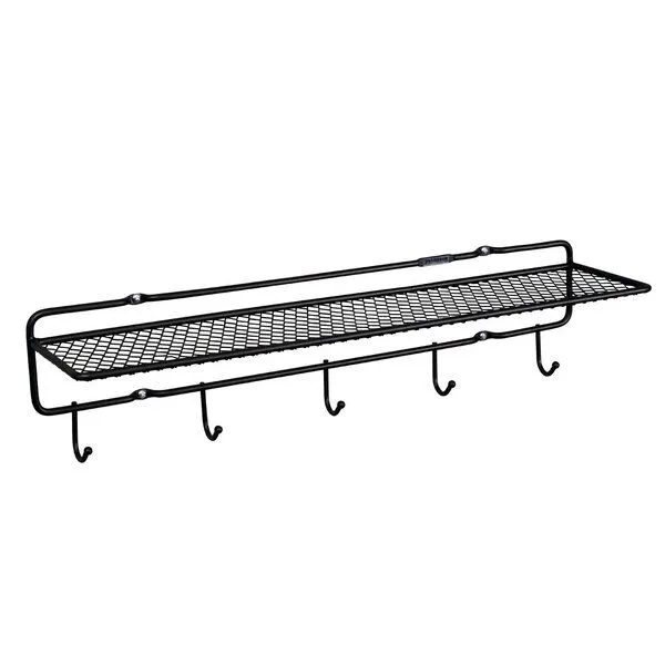 Puhlmann Puhlmann Wandgarderobe Schwarz, Schwarz, – Produktbild 8 von 8