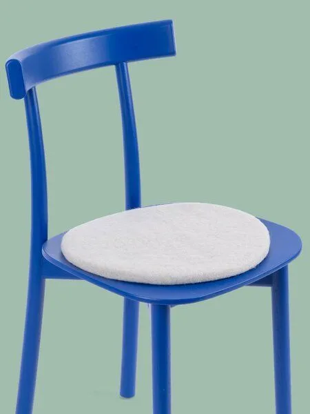 myfelt myfelt Flachfilz Sitzauflage (⌀ 36 cm, 36 x 36 cm), Hellgrau (aven), – Produktbild 3 von 4