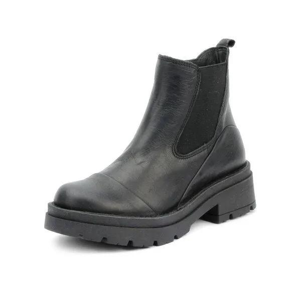 Grand Step Shoes Grand Step Shoes Edda Boots aus pflanzlich gegerbtem Leder, Schwarz, – Produktbild 3 von 4