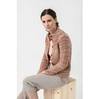 Grenz gang Grenz/gang Damen Strickjacke ELLY aus Schurwolle (kbT) - mouliné, Melone mouliné, – Produktbild 1 von 1
