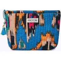 KIKOONI KIKOONI Geldbörsen | kleine Taschen | Passtasche "Mini Traveler", Blue ikat, – Produktbild 1 von 1