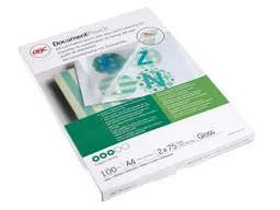 GBC 100 GBC Folientaschen A4 75µ klar – Produktbild 1 von 1
