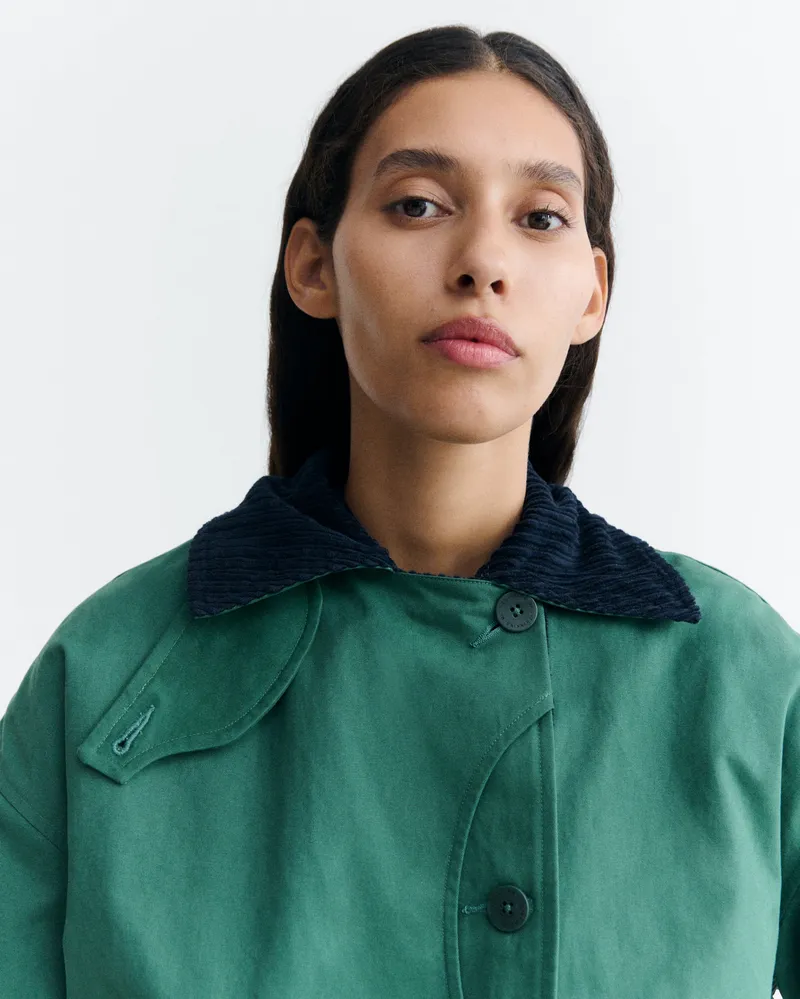 thinking mu Thinking MU Damen vegan Jacke Norma Oversize Quilted Grün, Grün, – Produktbild 1 von 2