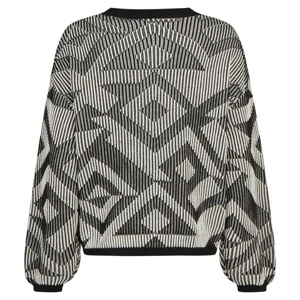 Iriedaily Iriedaily Ribby Knit, Schwarz/weiß, – Produktbild 2 von 4