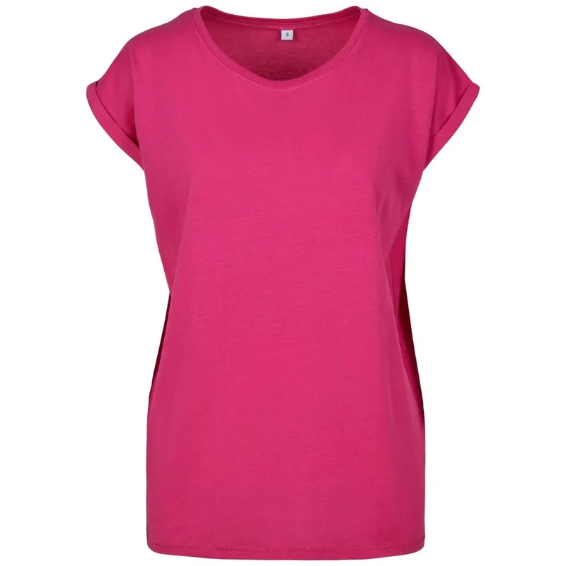 Build Your Brand Build Your Brand Build your Brand Damen T-Shirt 56.0021 Gr. L hibiscus pink – Produktbild 1 von 1