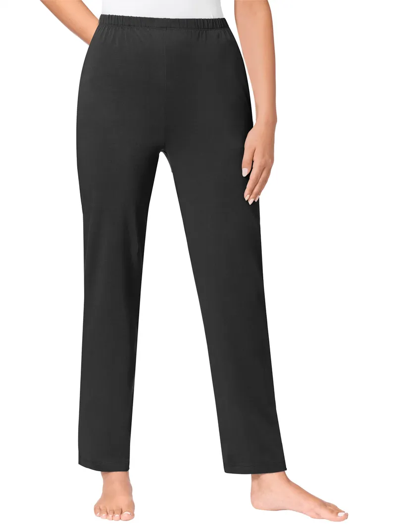 feel good Hosen schwarz + grau-meliert, Schwarz + grau-meliert, – Produktbild 2 von 3