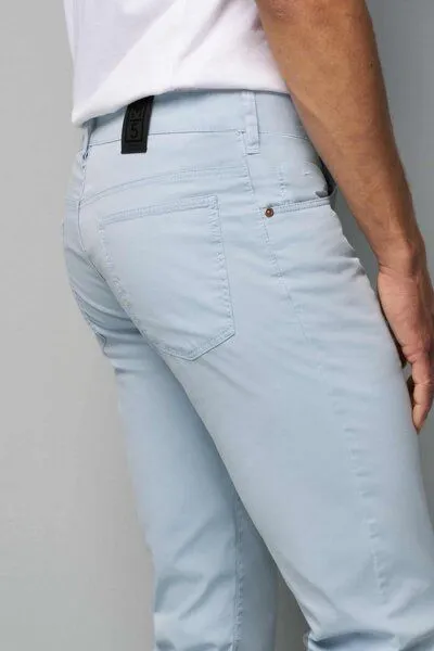 M 5 BY MEYER M 5 BY MEYER Summer Structure baumwoll Five Pocket, Blau (blau), – Produktbild 5 von 5