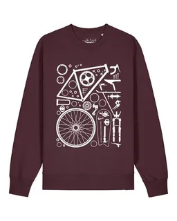 watapparel watapparel Sweatshirt Unisex Fahrradteile – Produktbild 1 von 1