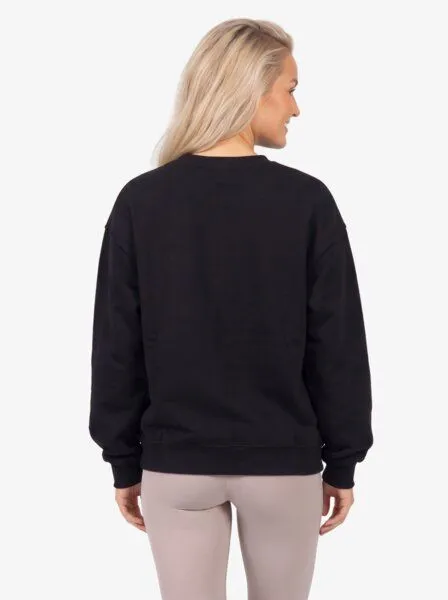Yoga Hero Yoga Hero Damen Oversize Sweatshirt aus Bio-Baumwolle – YOGA Schwarz, Schwarz, – Produktbild 2 von 2