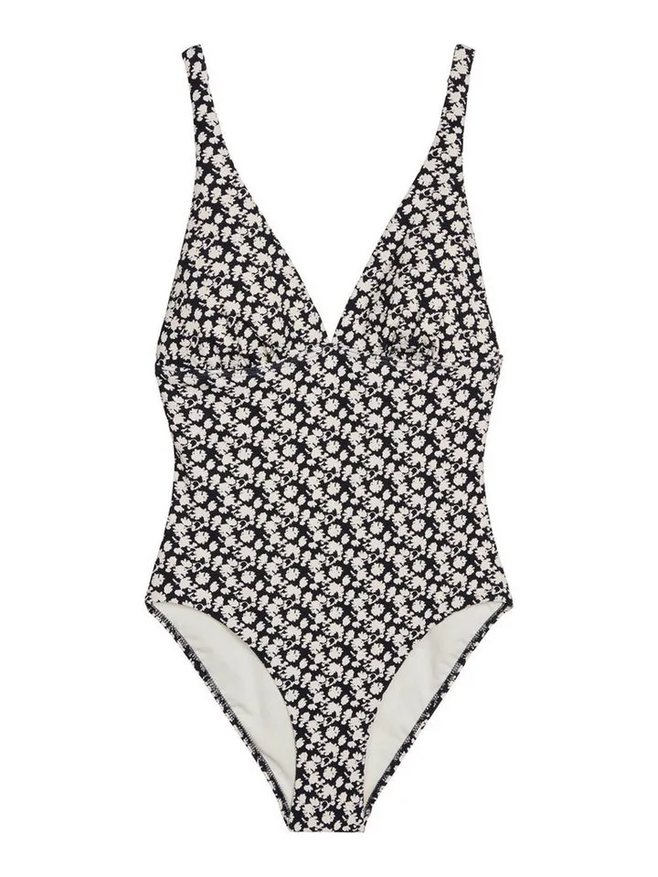 Marc O'Polo Marc O'Polo Badeanzug Millefleur Schwimmanzug, Einteiler, Schwarz, – Produktbild 2 von 4