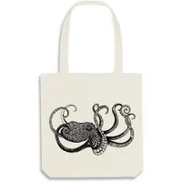 LIGARTI LIGARTI Jutebeutel – Oktopus, Natur, – Produktbild 1 von 1